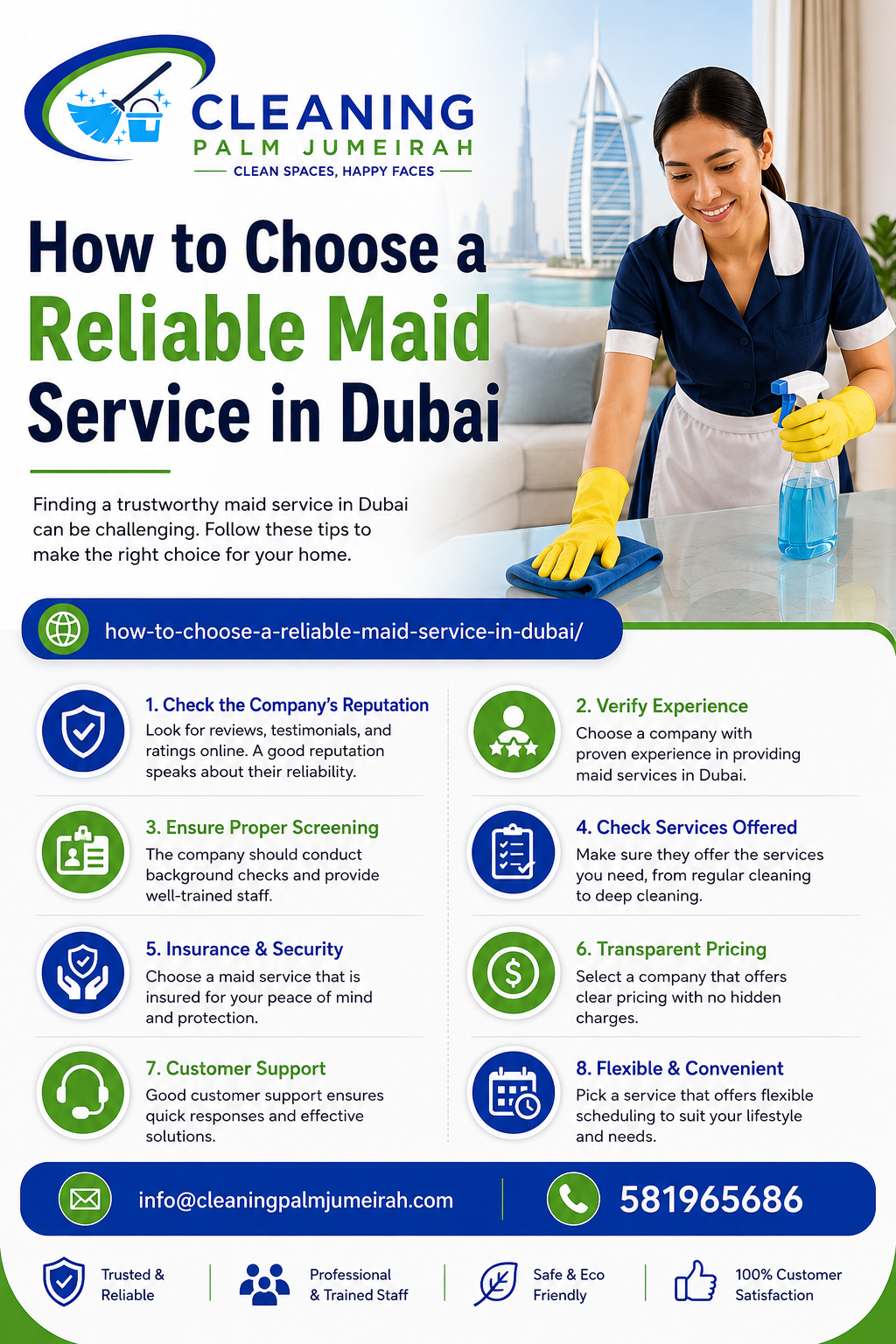 How to Choose a Reliable Maid Service in Dubai
